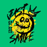 Just smile - Black FDA Logo  Design
