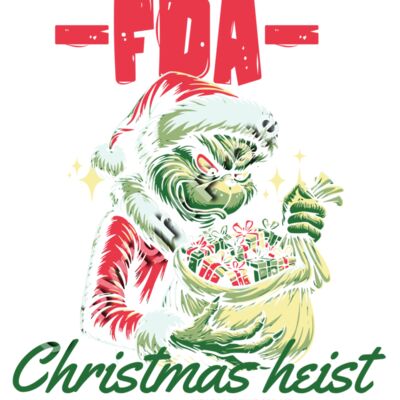 FDA Christmas Heist - for black shirts Thumbnail
