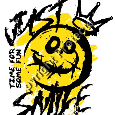 Just Smile - For White Shirt Thumbnail